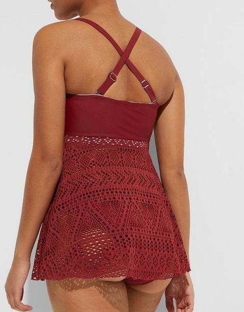 TANKINI 2-CZĘŚCIOWE AŻUROWE