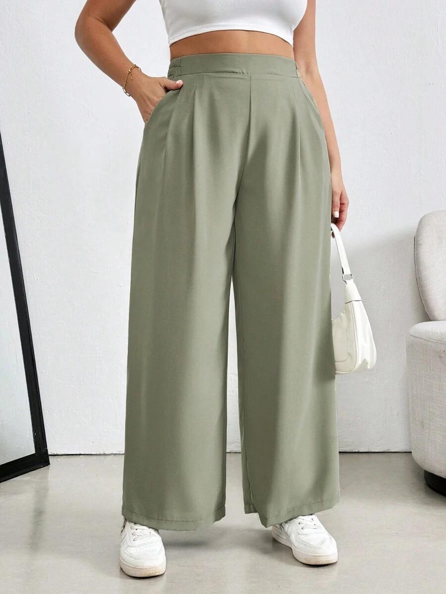 ZIELONE SPODNIE CASUAL