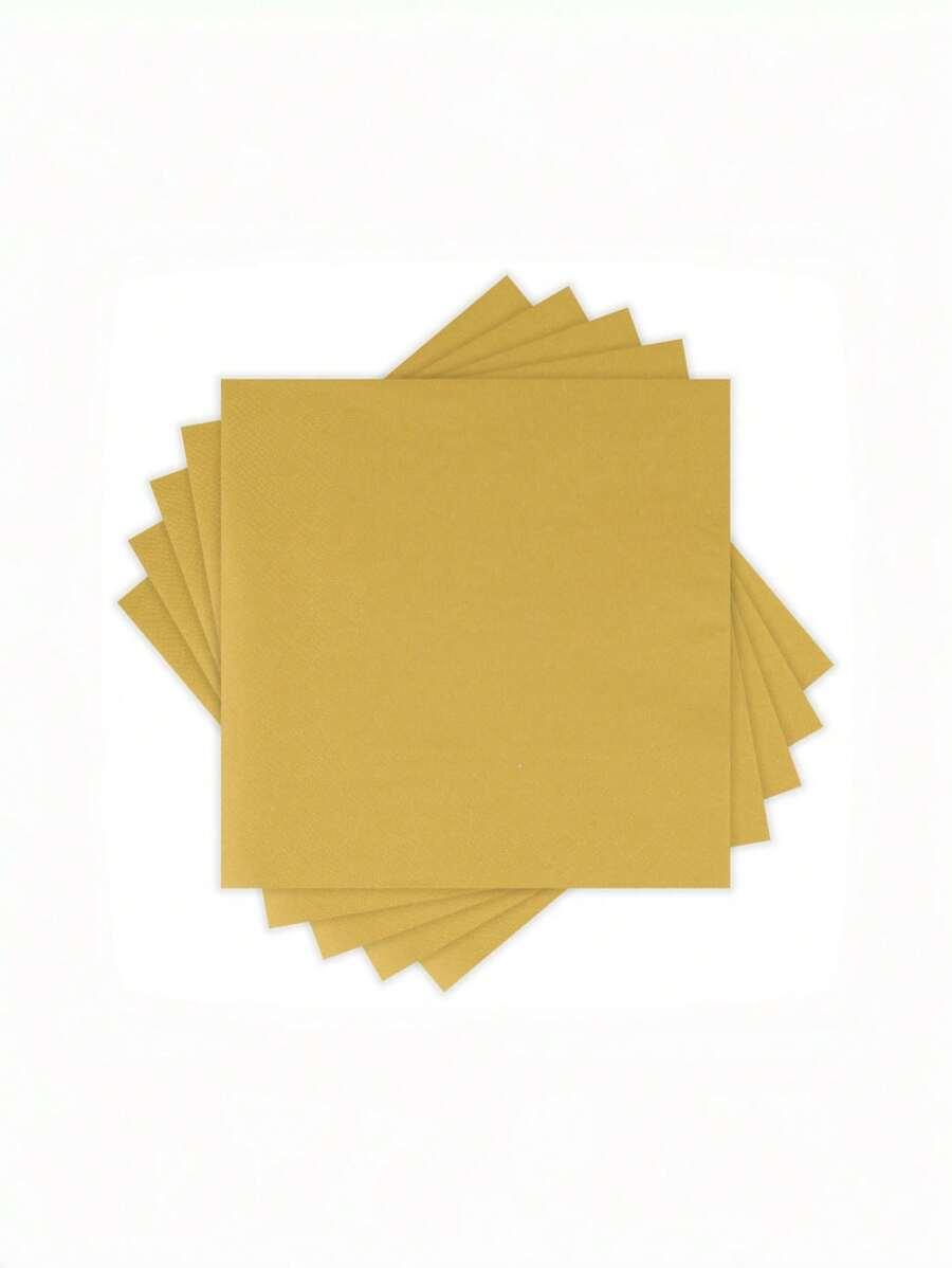 złote serwetki dekoracyjne 200-pack