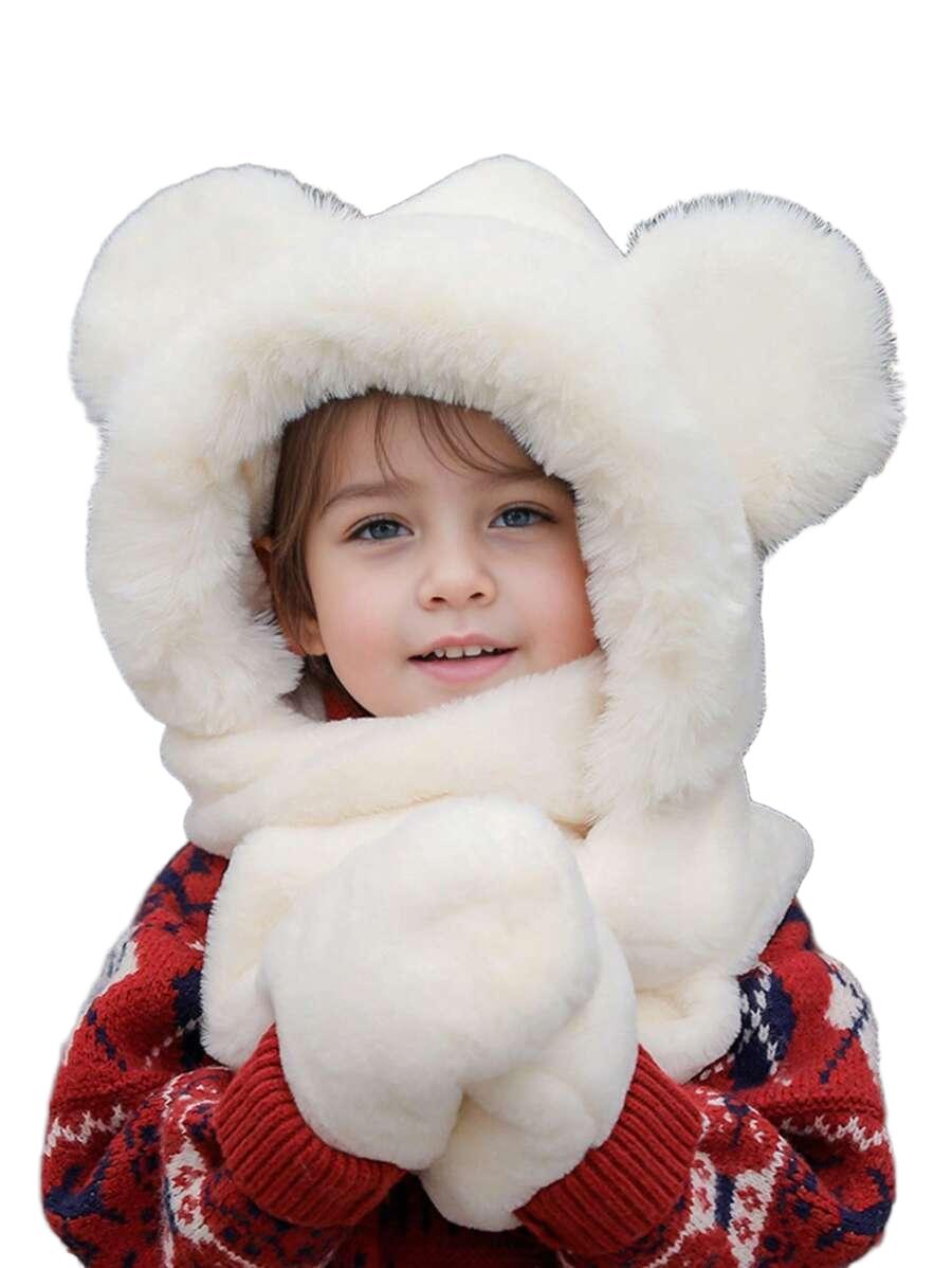 czapka szalik rękawiczki 3w1