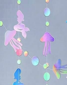 holograficzna girlanda meduza