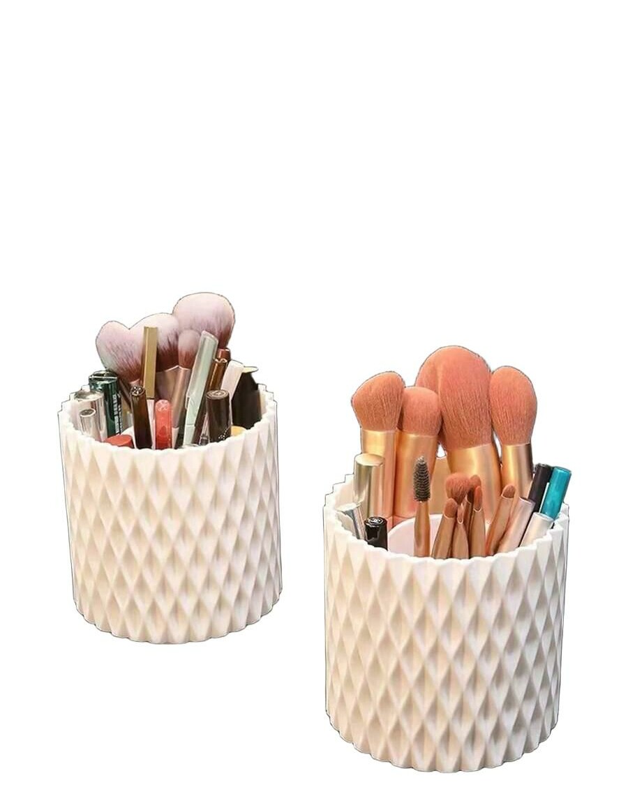 biały stojak na pędzle 2-pack