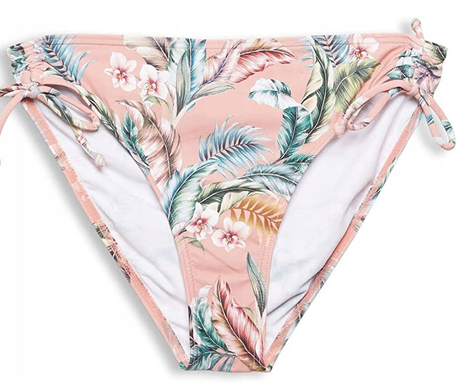 DÓŁ BIKINI MOTYW ROŚLINNY