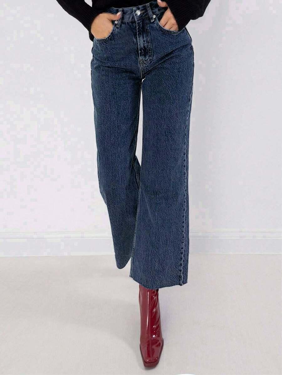 SPODNIE JEANS PROSTA NOGAWKA