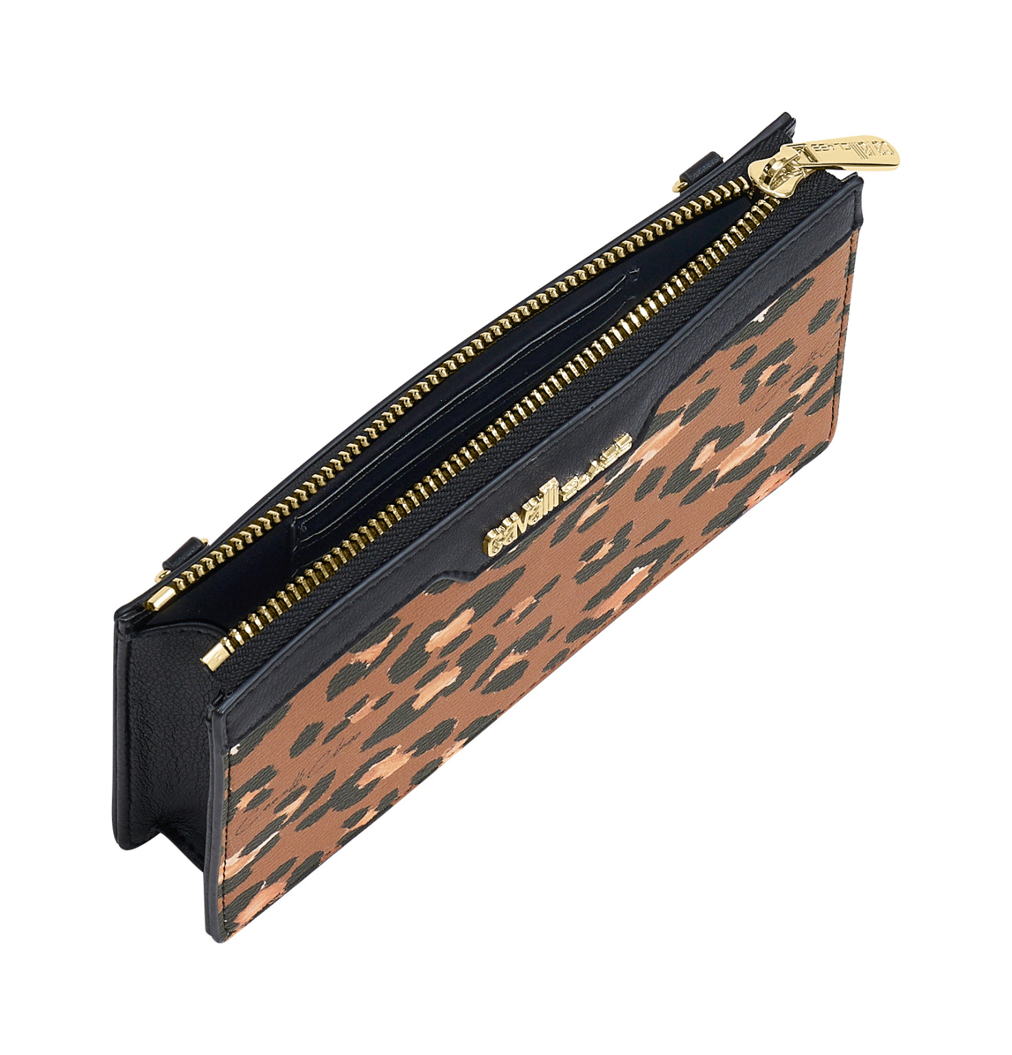 torebka zamek animal print logo
