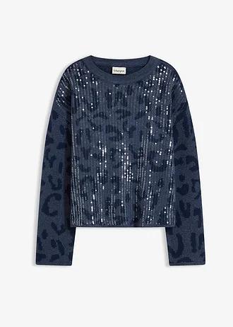SWETER Z CEKINAMI