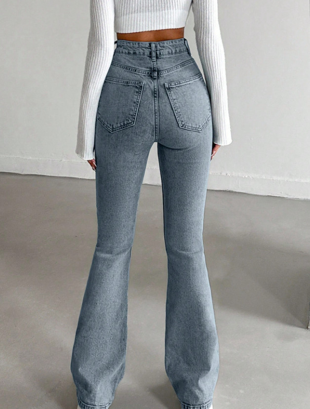 NIEBIESKIE SPODNIE JEANS