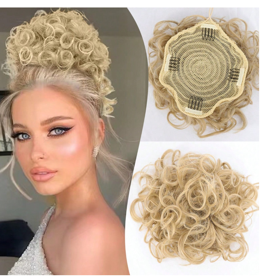 BLOND WŁOSY SYNTETYCZNE KOK
