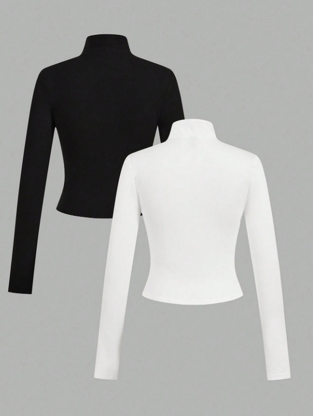 BLUZA Z DŁUGIM RĘKAWEM 2-PACK