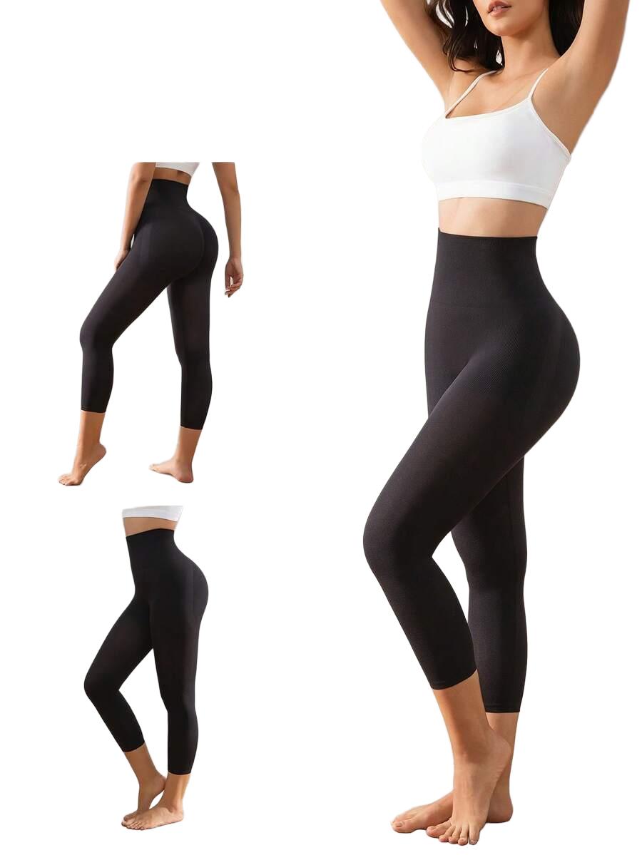 CZARNE LEGGINSY WYSOKI STAN