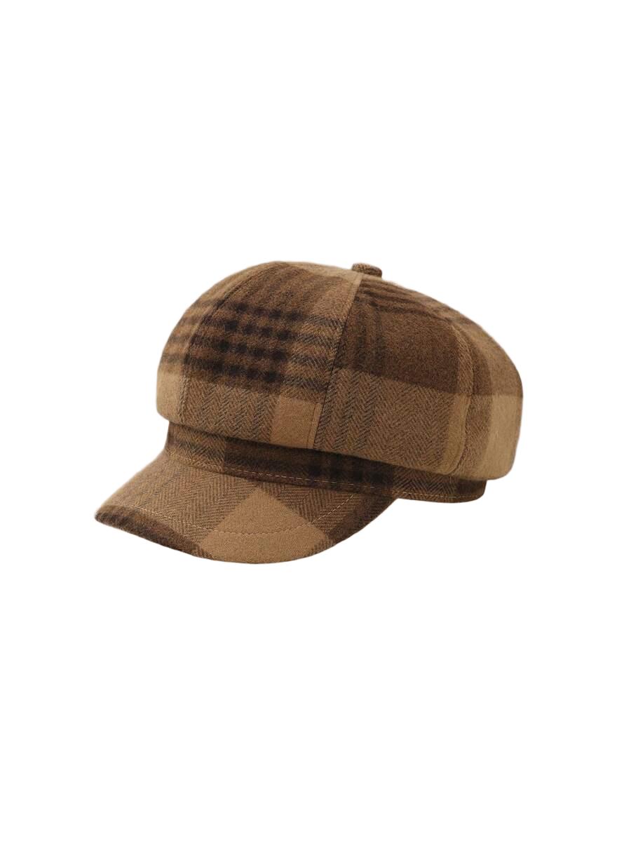 beret wzór krata