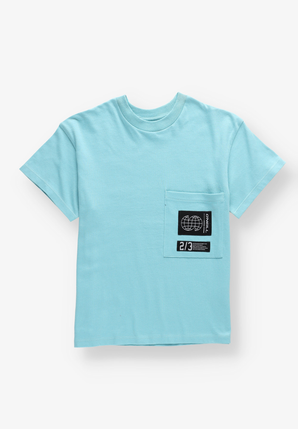 NIEBIESKI T-SHIRT NADRUK 3850020-15032
