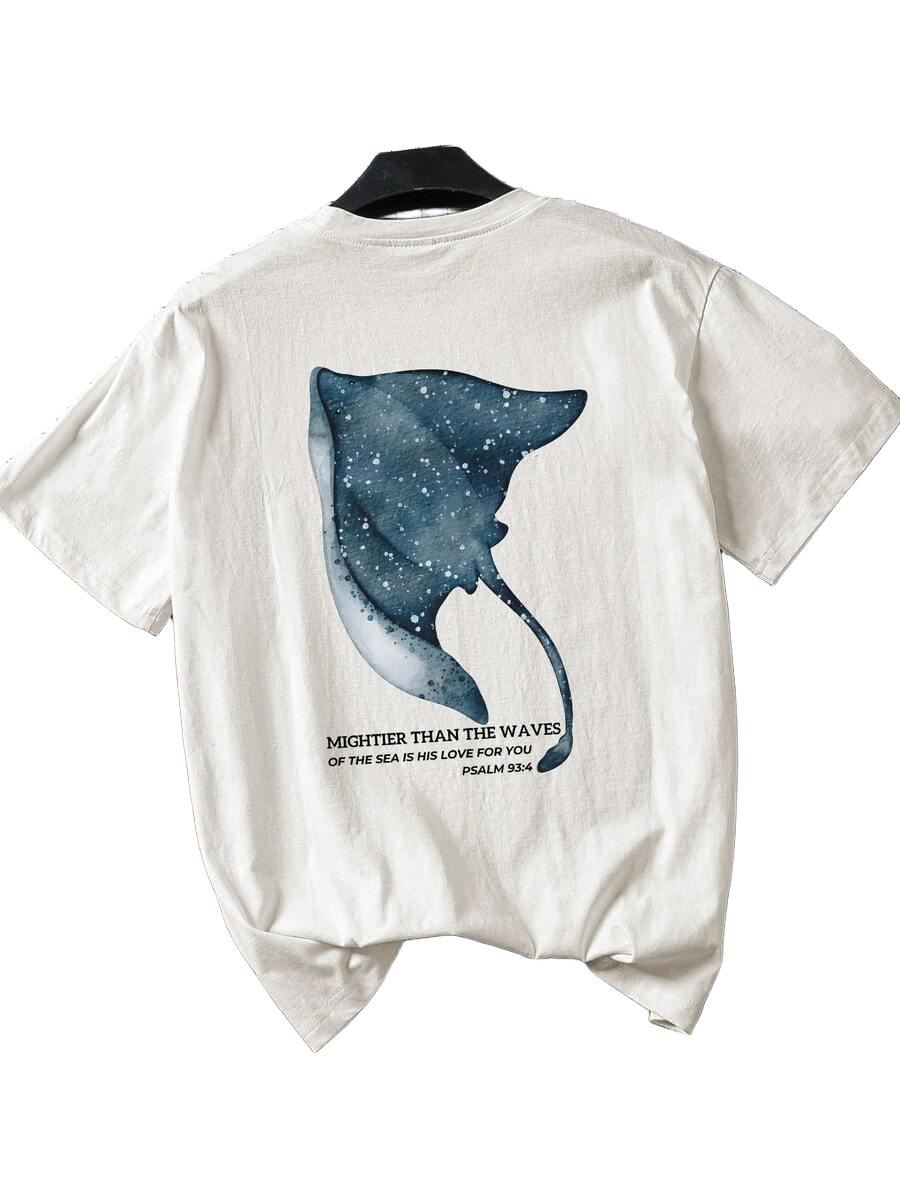 T-SHIRT DAMSKI Z BAWEŁNY