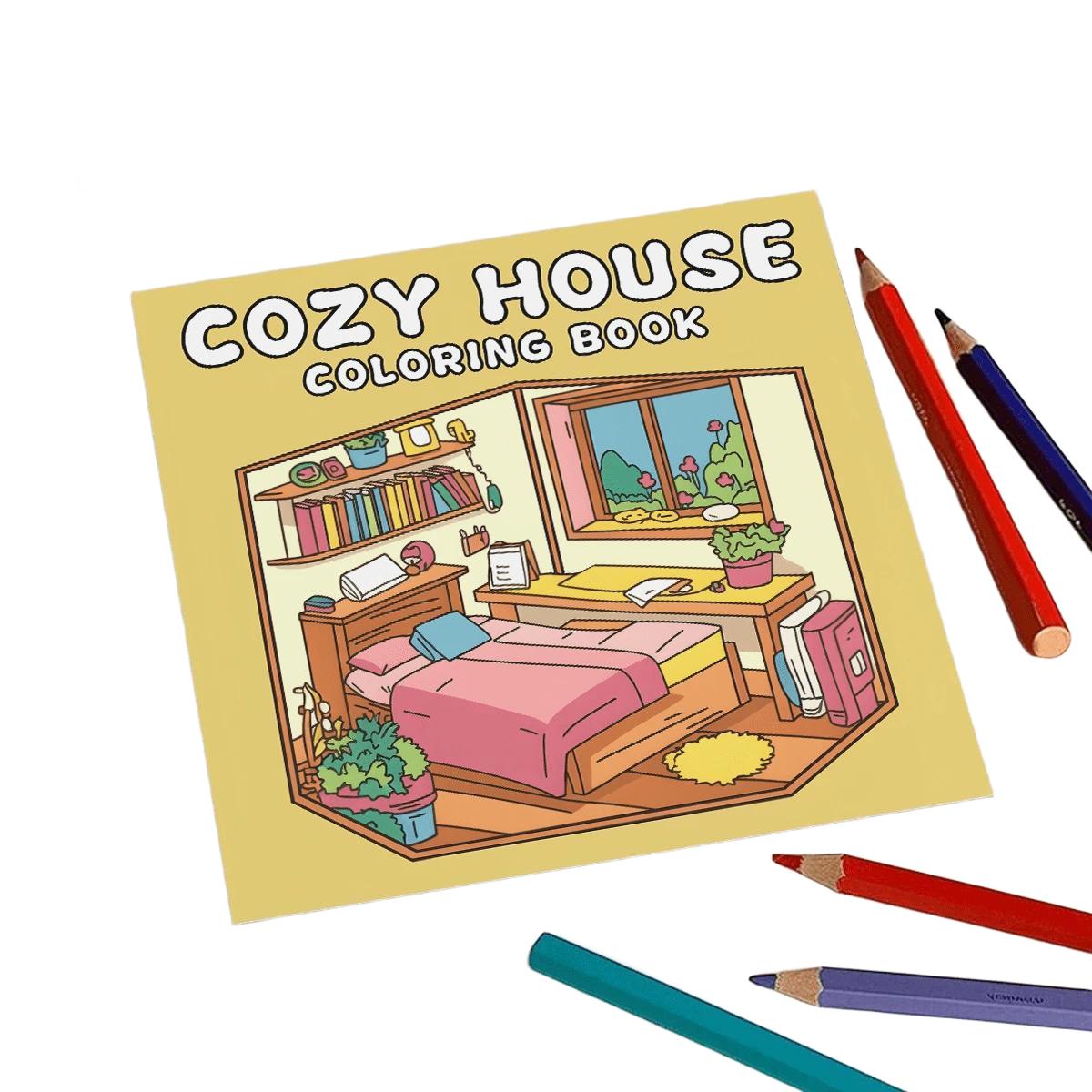 kolorowanka cozy house