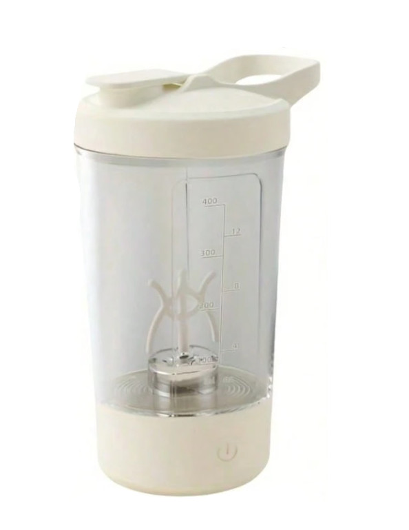 biały przenośny blender