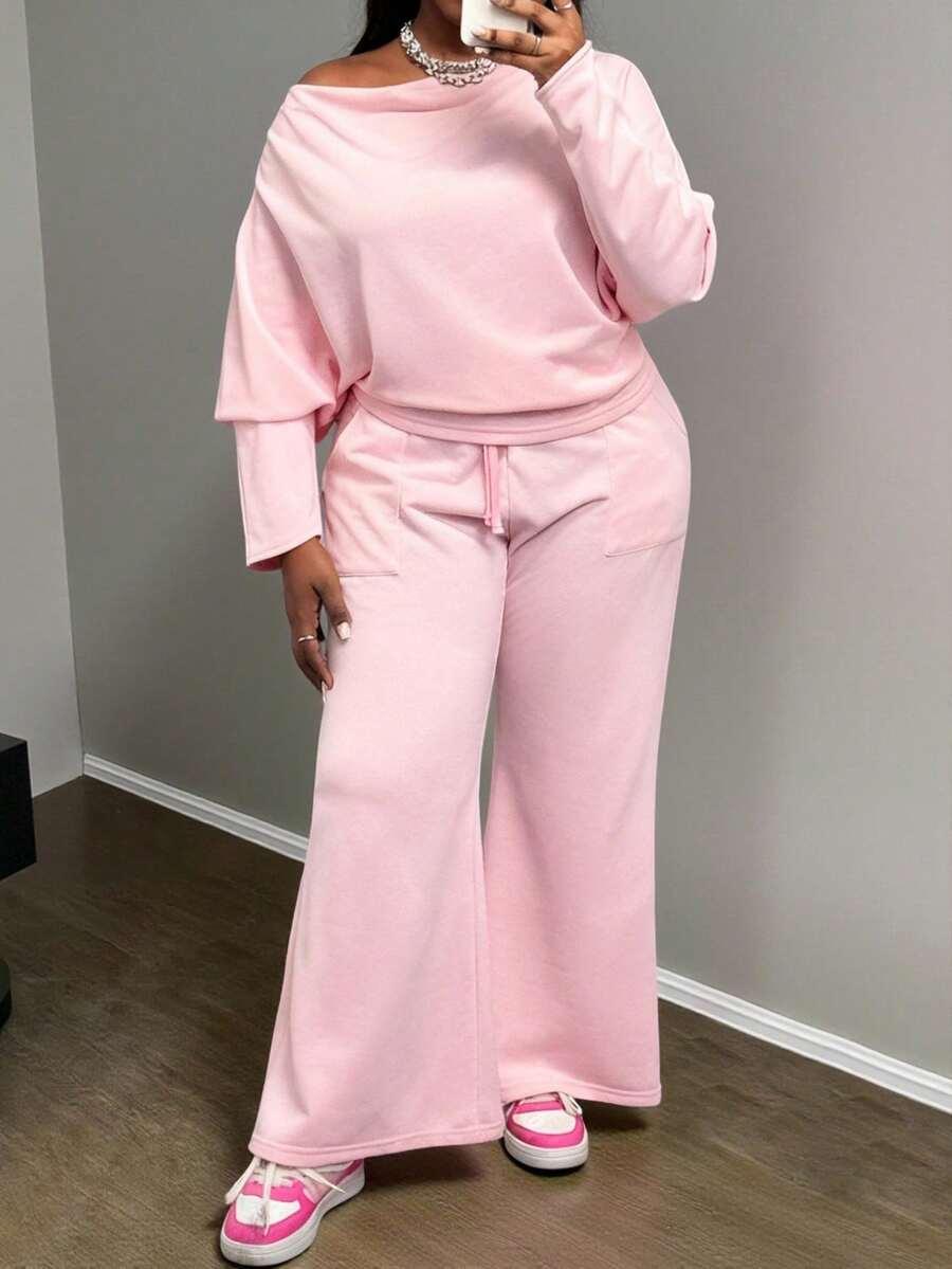 KOMPLET BLUZA SPODNIE 