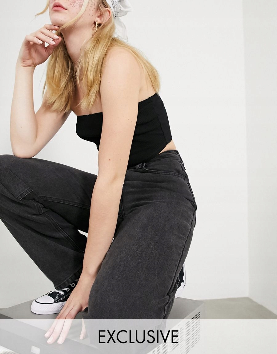 SPODNIE JEANS WYSOKI STAN 