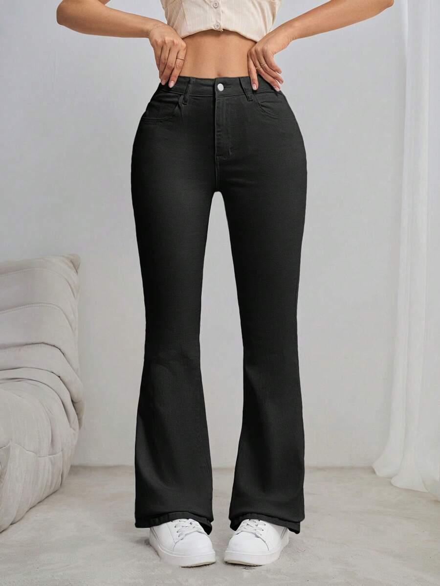SPODNIE JEANS DZWONY