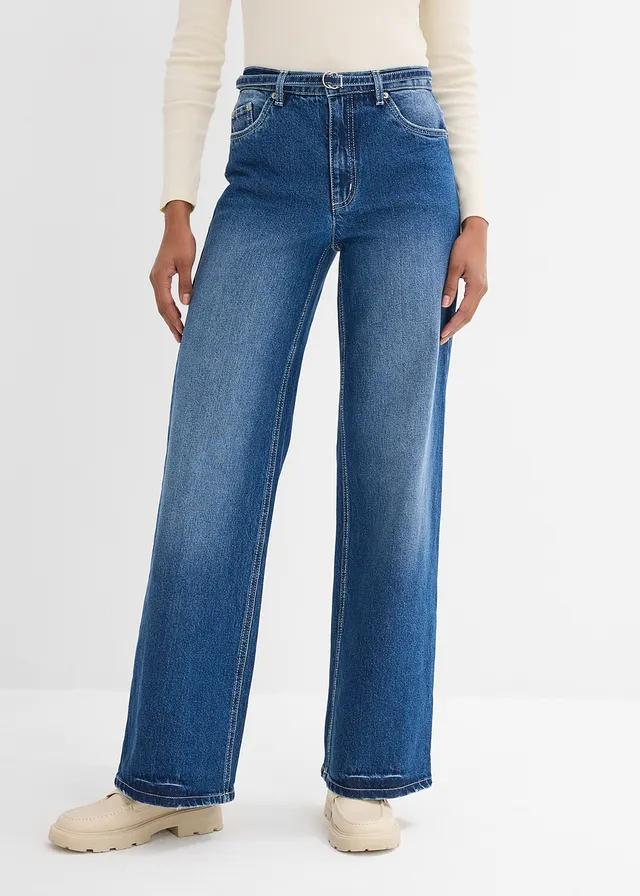 NIEBIESKIE SPODNIE JEANS 