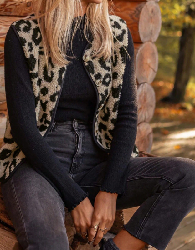 KAMIZELKA ANIMAL PRINT 
