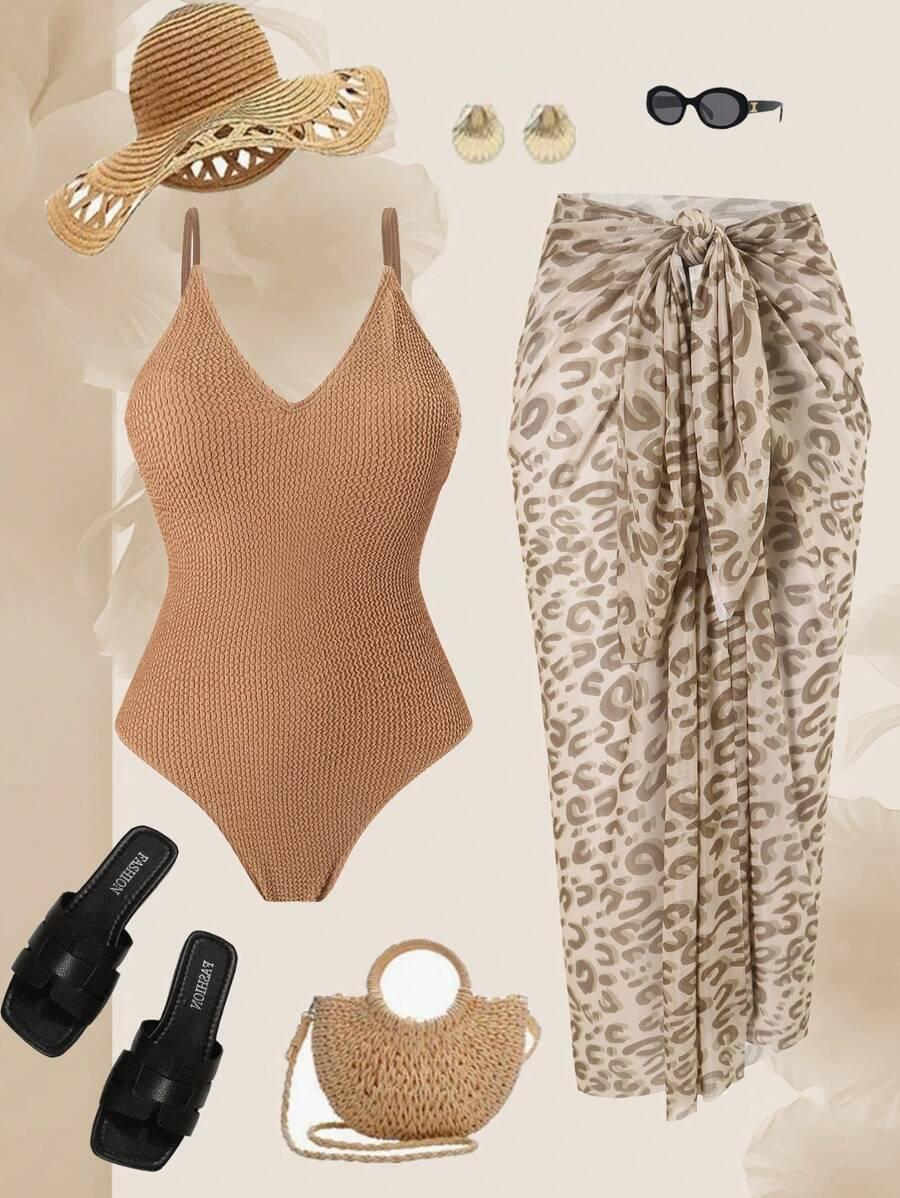 JEDNOCZĘŚCIOWY STRÓJ KĄPIELOWY SARONG KOMPLET