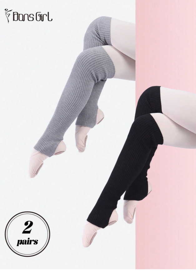 dzianinowe getry ocieplane dzianina prążki  2-pack