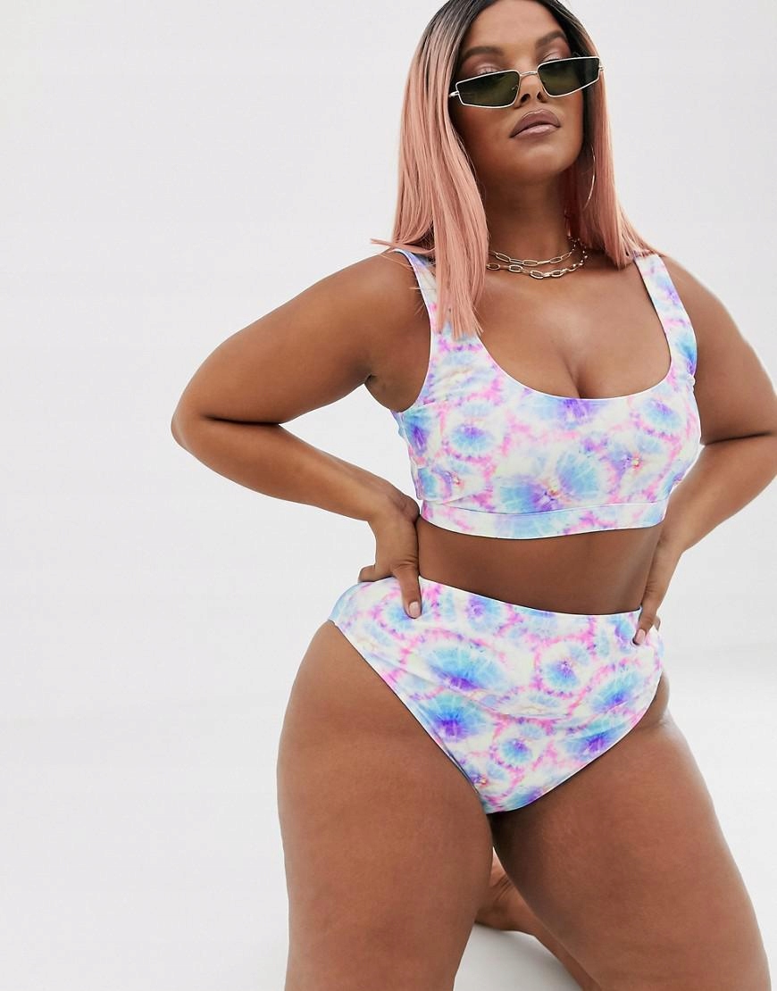kolorowy dół od bikini