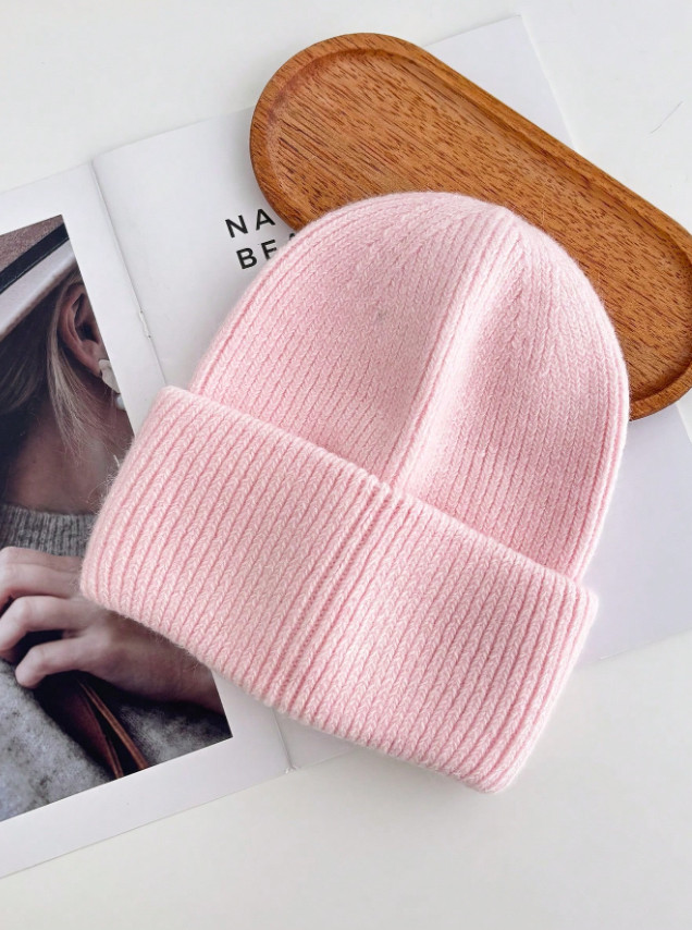 RÓŻOWA CZAPKA BEANIE