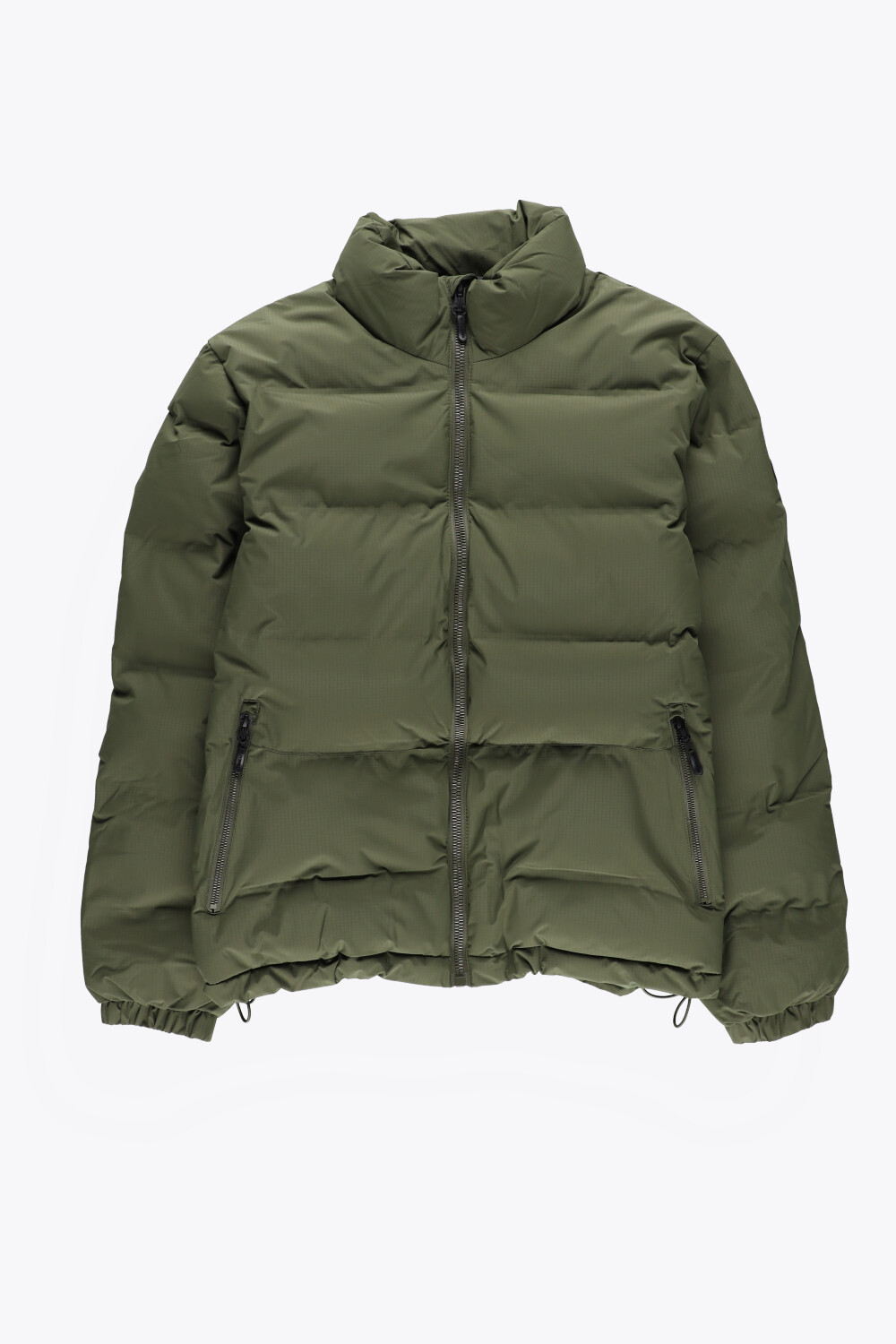 zielona krótka kurtka pikowana khaki