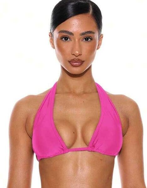 różowa góra od bikini