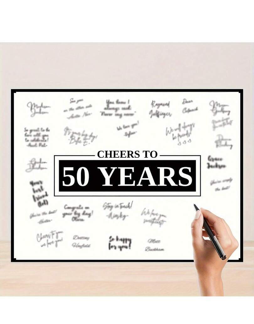 PLAKAT NA ŚCIANĘ 50 URODZINY