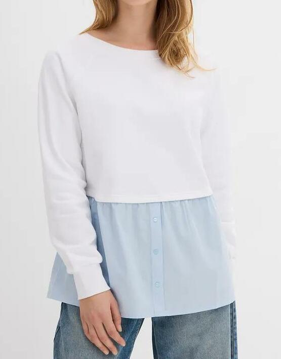 BLUZA Z CZYSTEJ BAWEŁNY