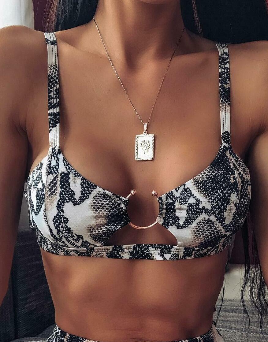 GÓRA OD BIKINI ANIMAL PRINT 