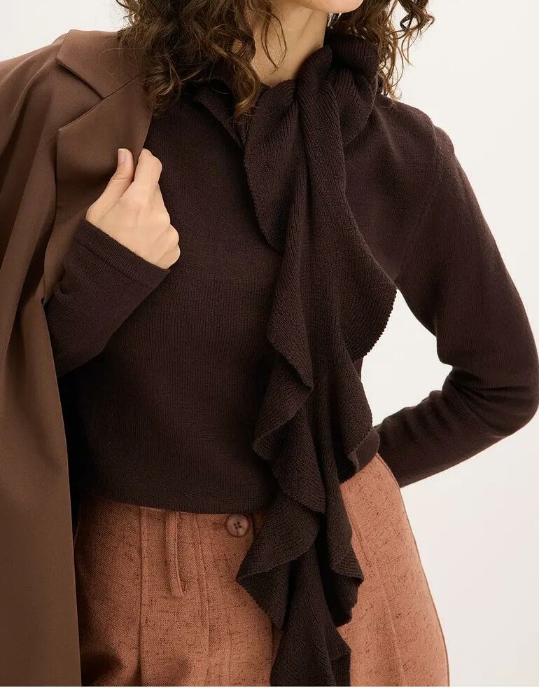 SWETER DAMSKI WISKOZOWY