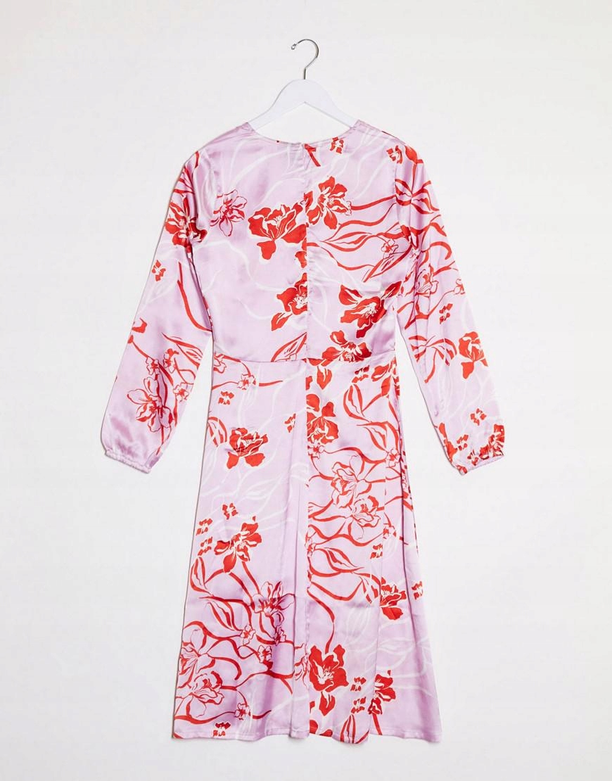 MIDI SUKIENKA V-NECK