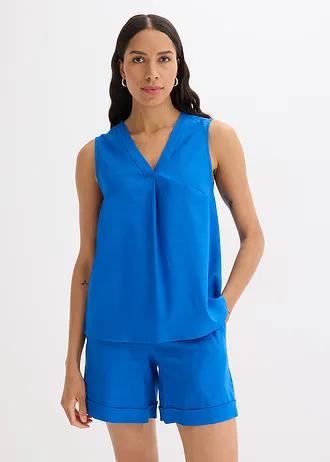 lniana bluzka v-neck 