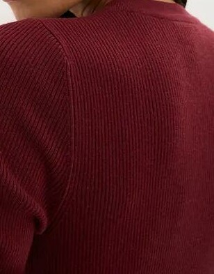 SWETER DAMSKI PLUS SIZE Z DEKOLTEM V 