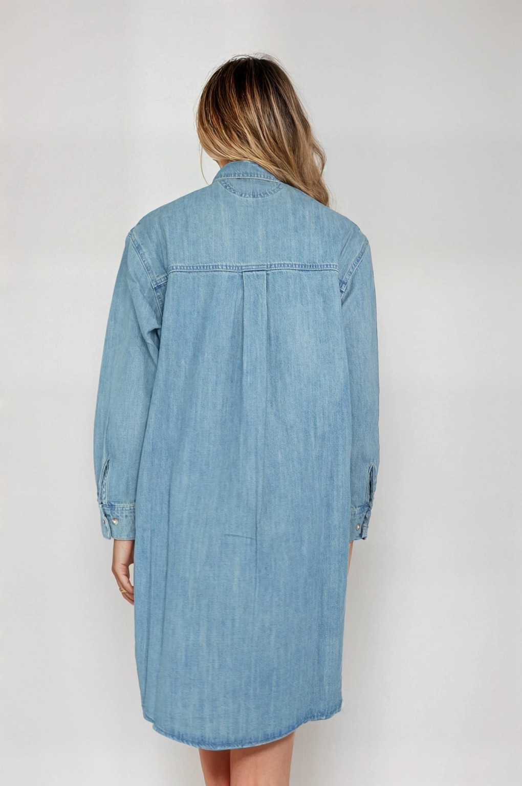 MINI SUKIENKA JEANS DŁUGI RĘKAW