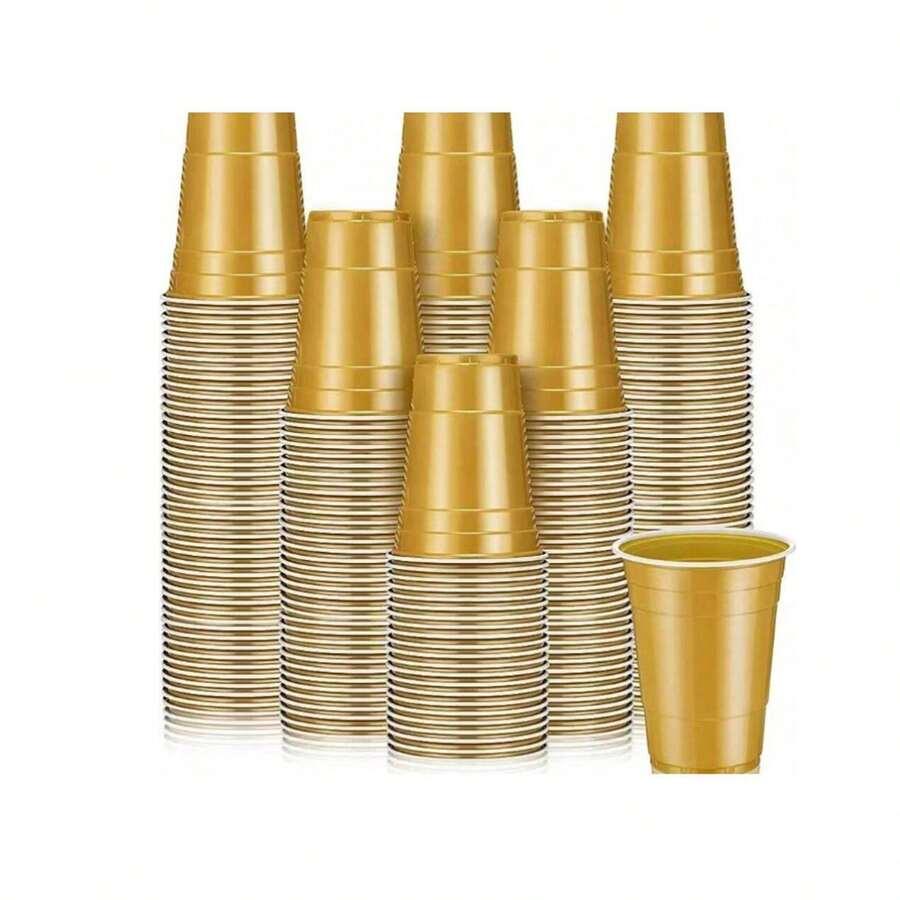 ZESTAW ZŁOTYCH KUBKÓW DO BEER-PONGA 20-PACK