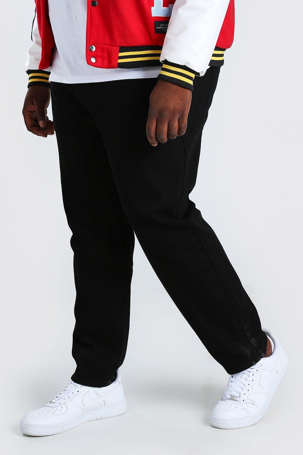 CZARNE SPODNIE JEANS
