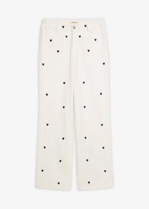 JEANSY DAMSKIE STRAIGHT LEG BAWEŁNIANE HIGH WAIST REGULAR