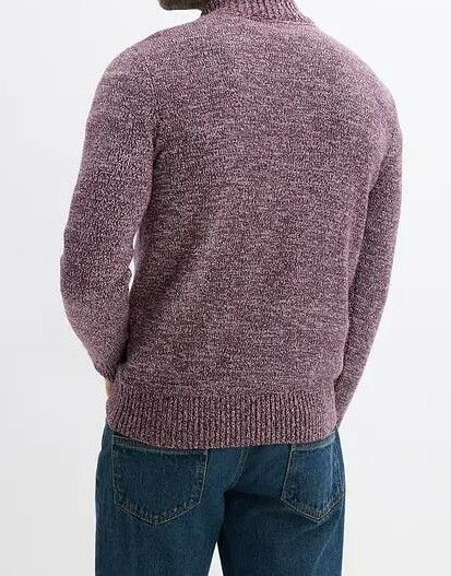 SWETER MĘSKI PLUS SIZE Z ZAMKIEM