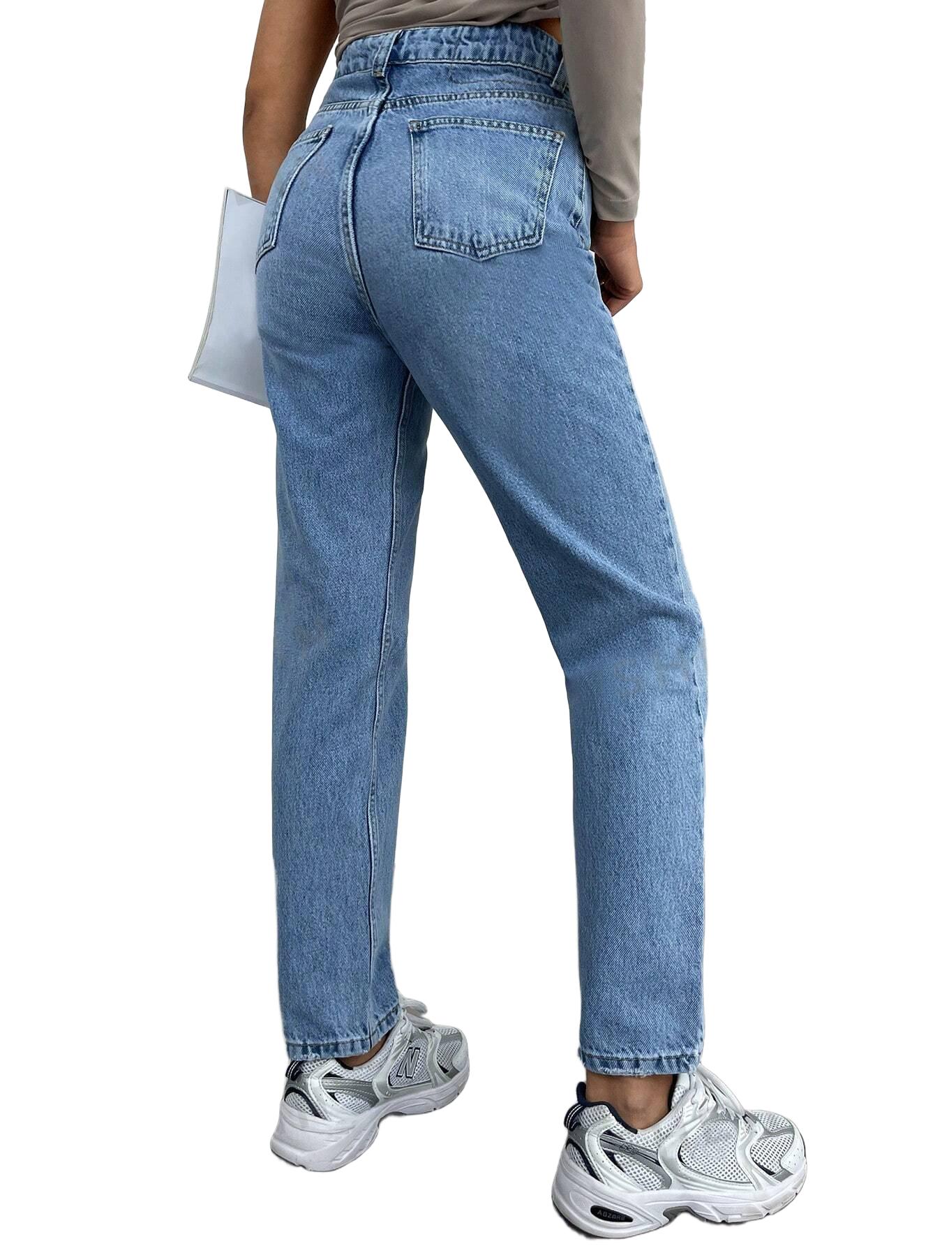 NIEBIESKIE SPODNIE JEANS