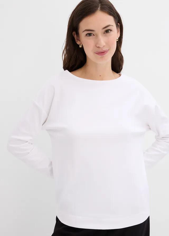 BIAŁA BLUZKA OVERSIZE