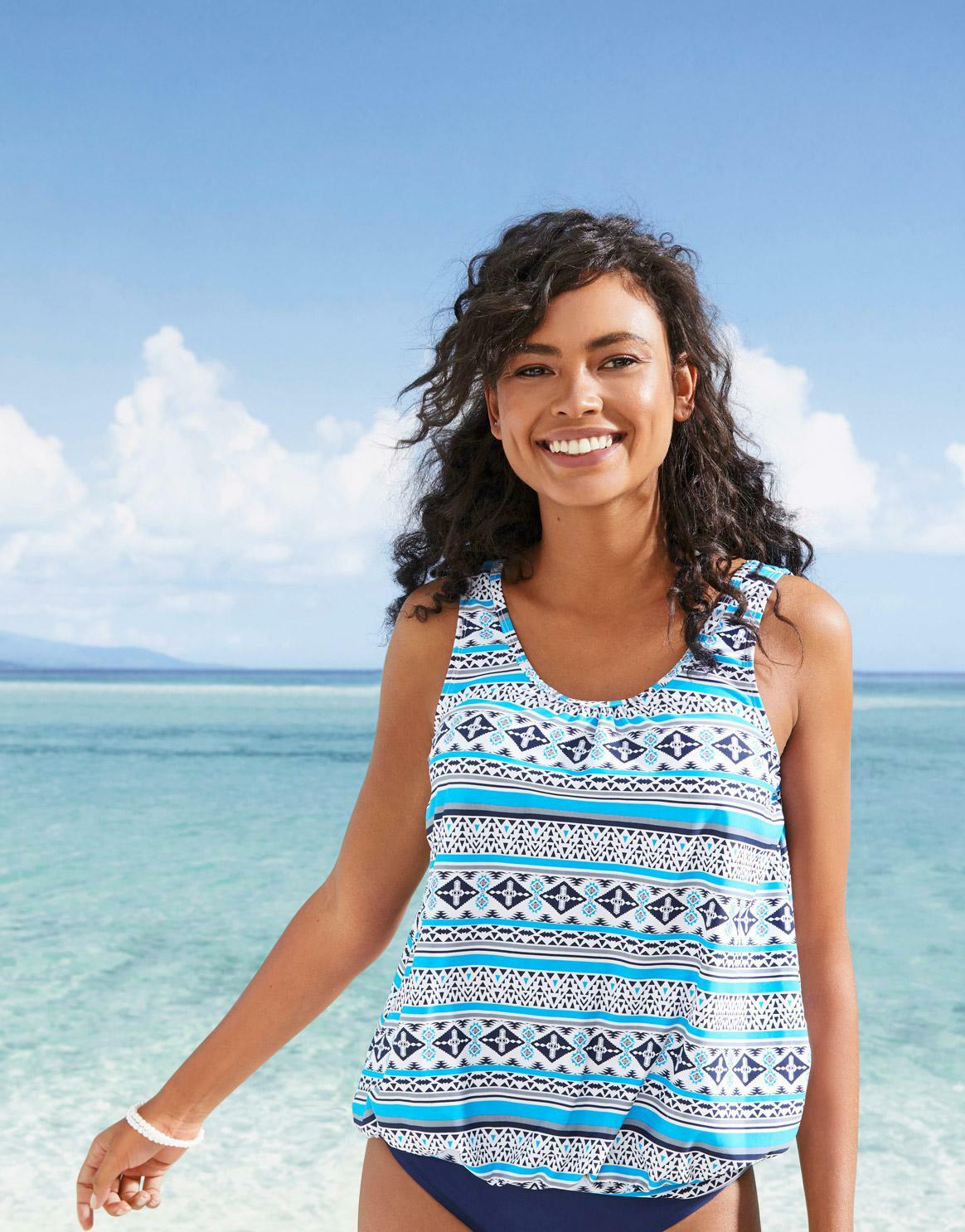góra od bikini print 