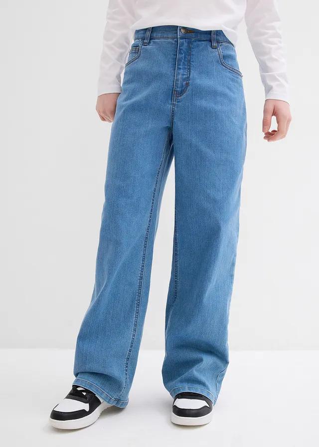 NIEBIESKIE SPODNIE JEANS 