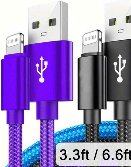FIOLETOWY KABEL USB DO LIGHTNING IPHONE