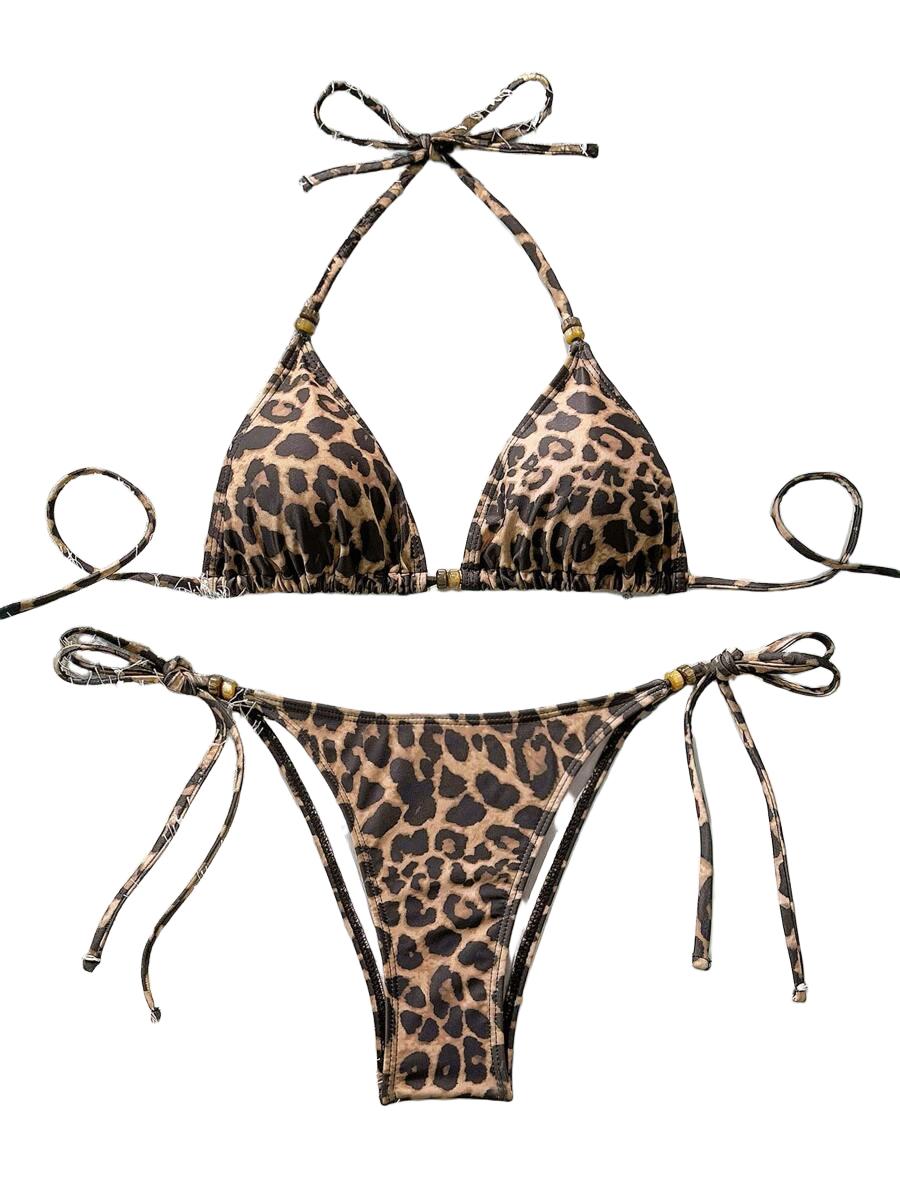 DWUCZĘŚCIOWE BIKINI DAMSKIE ZWIERZĘCY WZÓR