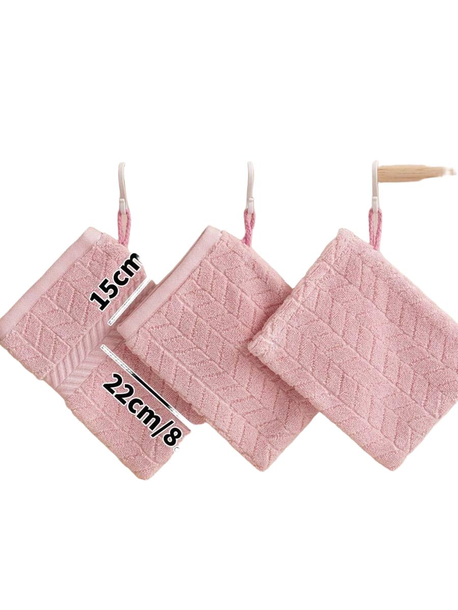 różowe rękawice kąpielowe 3 pack