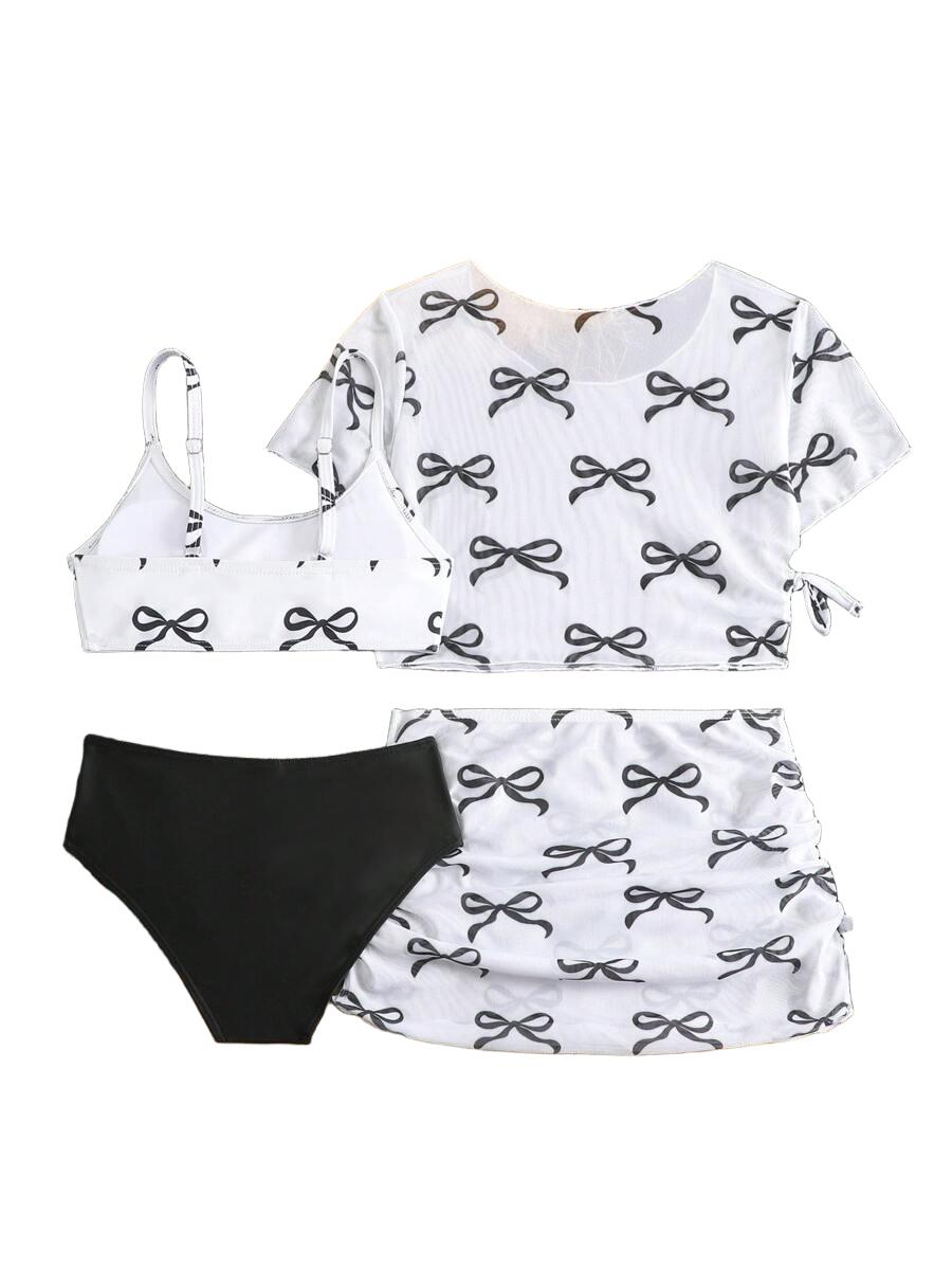 CZTEROCZĘŚCIOWE BIKINI DZIEWCZĘCE
